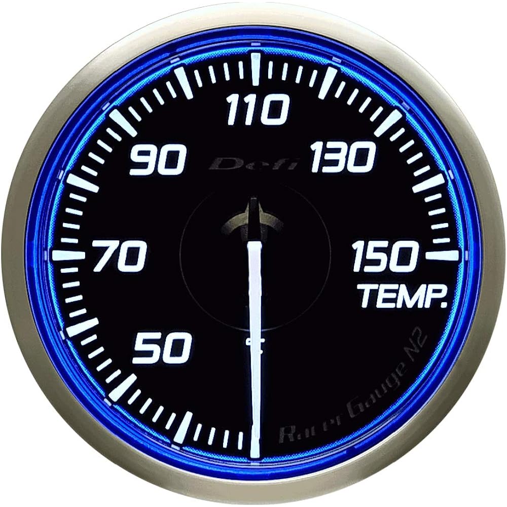 Nippon Seiki Defi Meter [Racer Gauge N2] 60φ Thermometer DF16901
