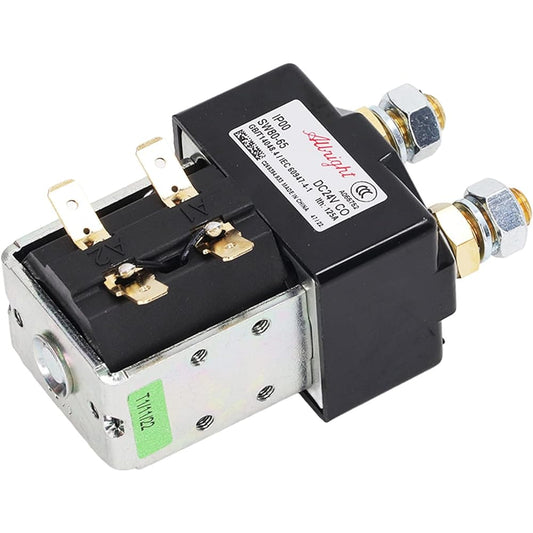 Relay Solenoid Valve, Low Control Power Solenoid Starter Switch High Sensitivity 24V 125A Forklift