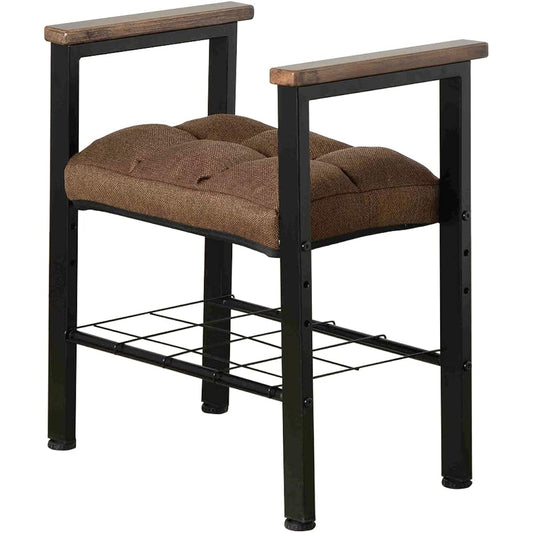 Rakuraku Ken Entrance Stool "Rakufu Furari" Entrance Chair Support Chair Handrail Stylish Chair Height Adjustable Bench Chair Seat Entrance Japanese Room Stool Low Chair Wooden Chair Shoe Storage Shoe Rack Stand Up Nursing Care Elderly Mother's Day Fathe