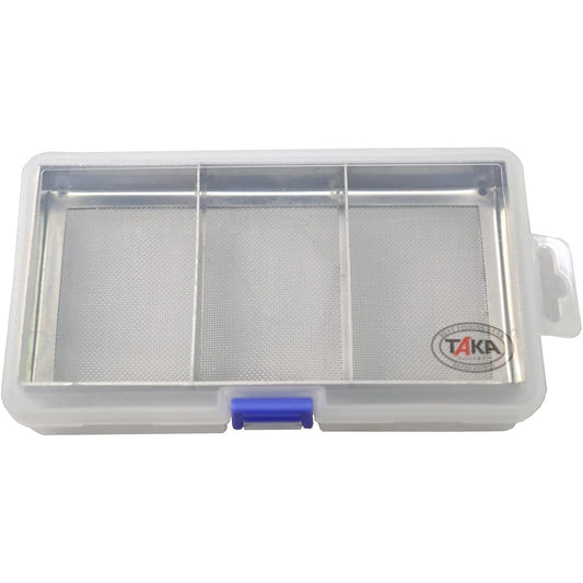 Taka Sangyo WK-0009 Live Bait BOX3 TYPE-II Silver Case only external dimensions (approx. 165 x 95 x 3 mm)