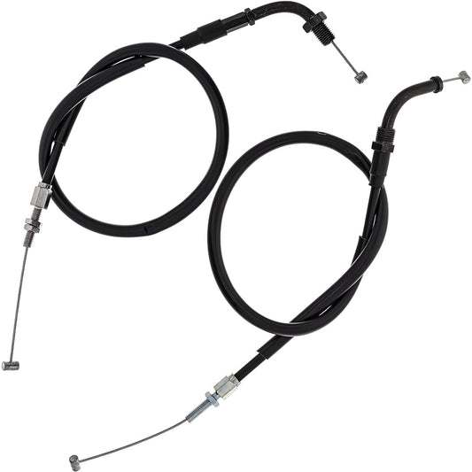 NICHE Push Pulle Throttle Cable Set Honda CBR600F2 CBR600F3 17910-MV9 17920-MV9