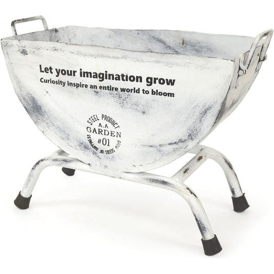 azi-azi planter semi-circle planter