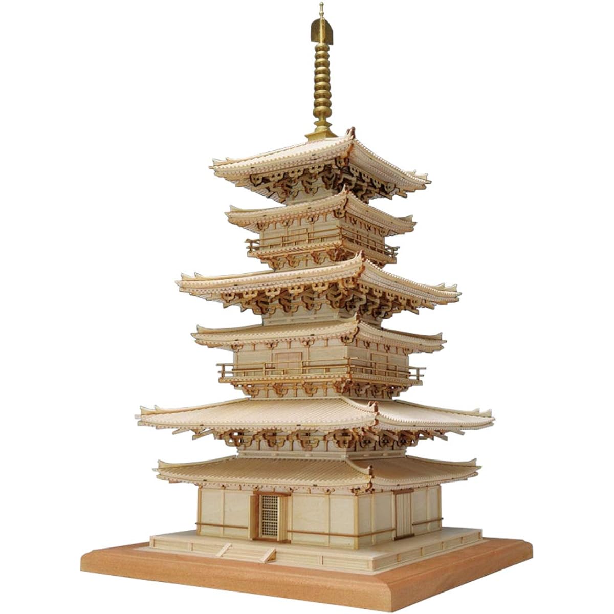Woody Joe 1/75 Yakushiji East Tower Wooden Model Assembly Kit