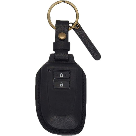 200 series Hiace [manual sliding door car on both sides] Top quality genuine leather smart key case black [1SC6T0212]