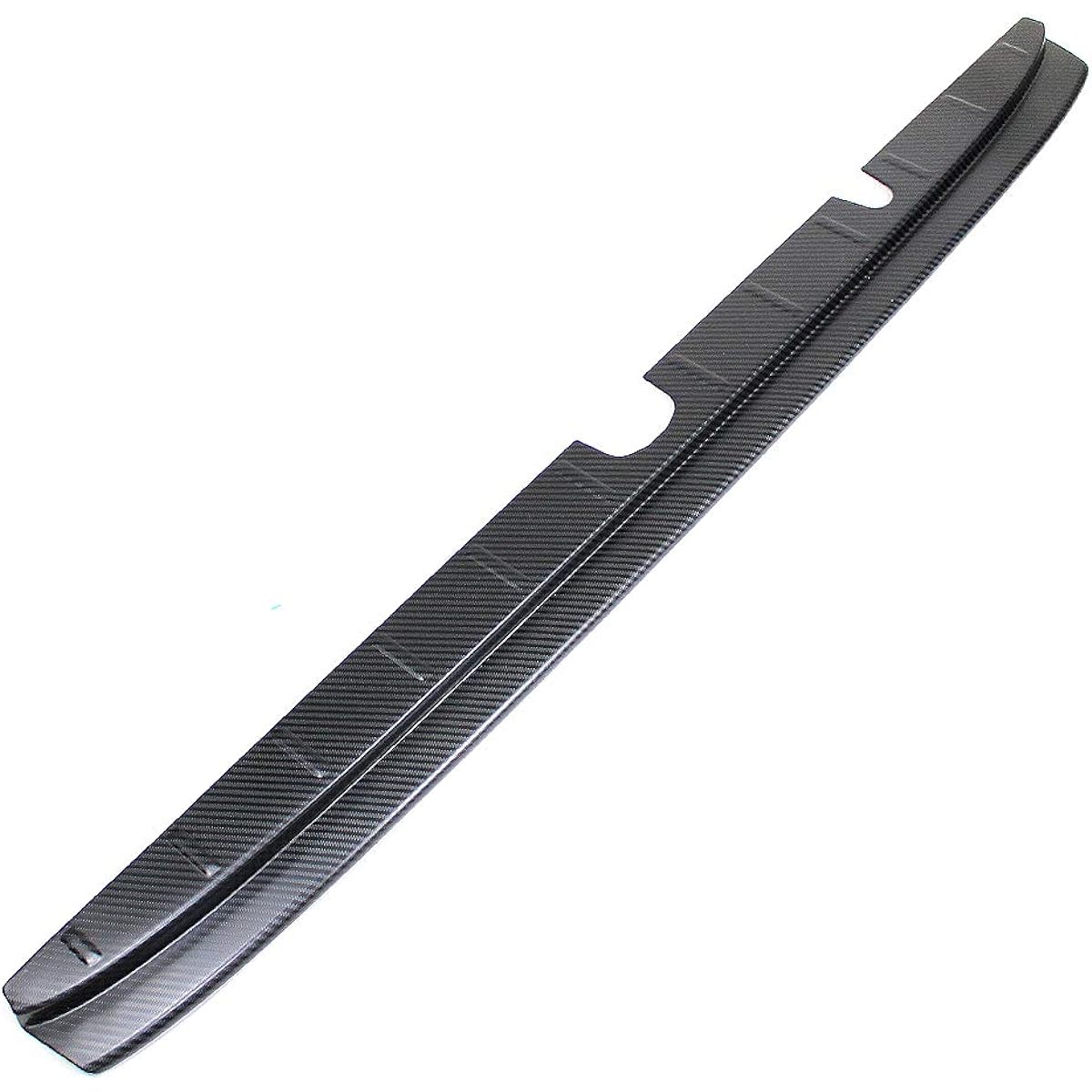 Every Wagon DA17W Rear Bumper Step Guard Stainless Steel (Carbon Tone) Scuff Plate Bumper Guard Rear Bumper Protector