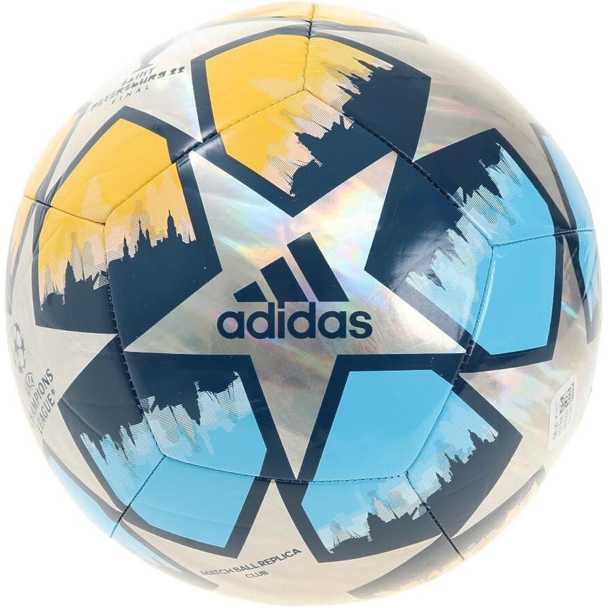adidas Soccer Ball Junior High School Students and Up Size 5 Ball Finale St. Petersburg Training AF5403SP
