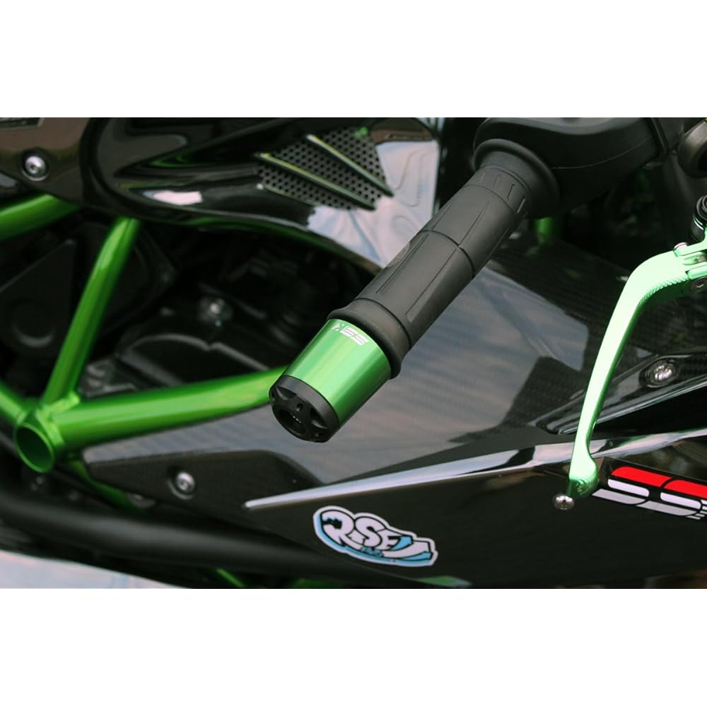 SSK Handlebar End Red KAWASAKI (ZX-10R 2004-2007) (NINJA H2/H2R 2015-) ABEKP01RD