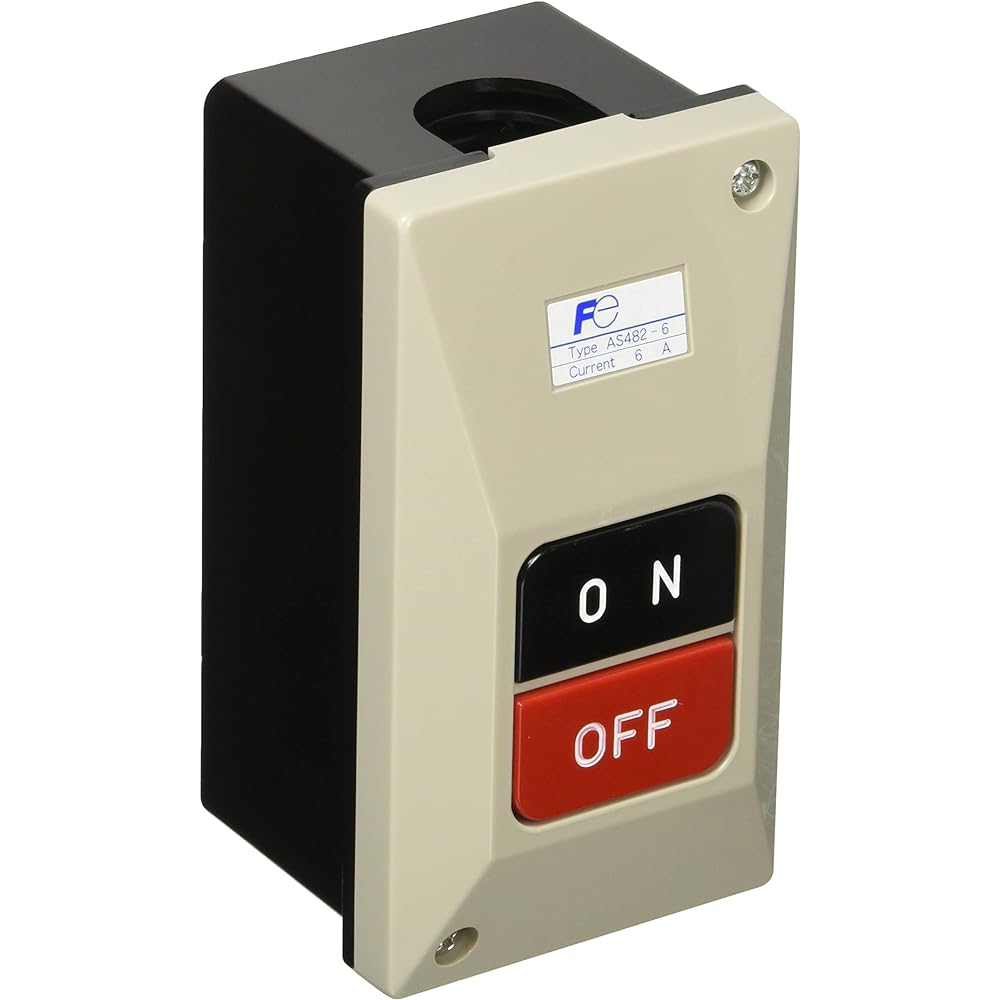 Fuji Electric Equipment Control Power Push Button Switch (With Overload Protection Device) AS482-6.0