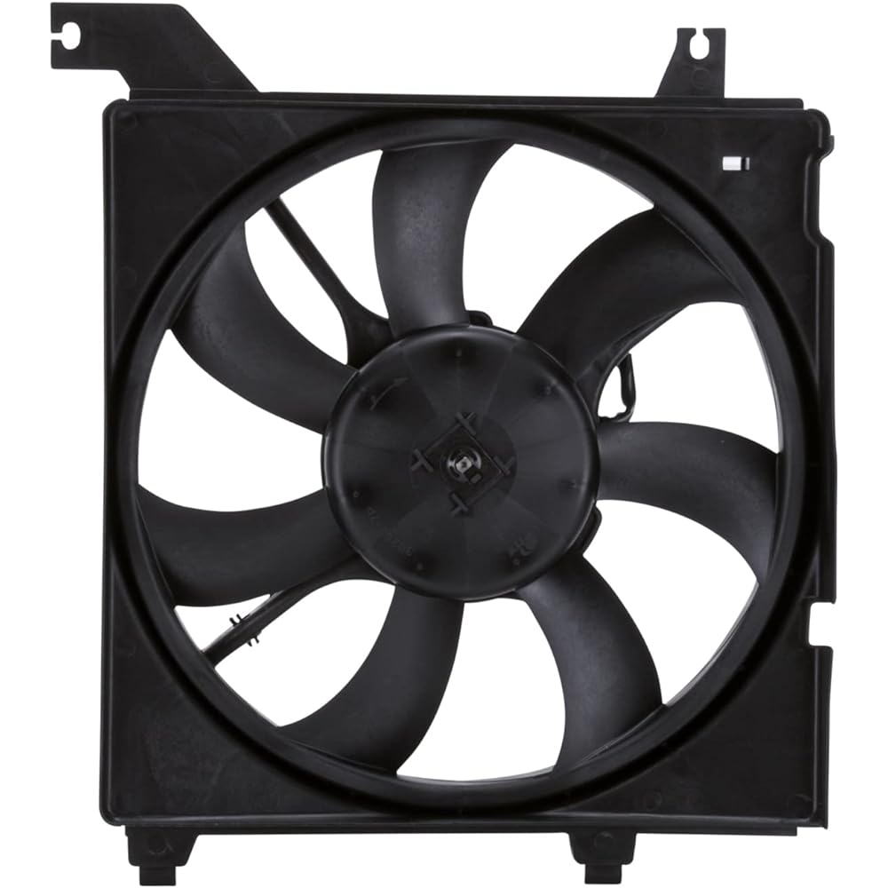 TYC 601030 Hyundai Chiblon replacement radiator cooling fan alignment