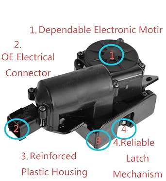 WZRUIBO Rear Power Lift Gate Trunk Door Lock Lock Motor GM Chevrolet Sabarbant Taho Traverse GMC Acadia Ucon Cadillac Escalade Replacement #931-107