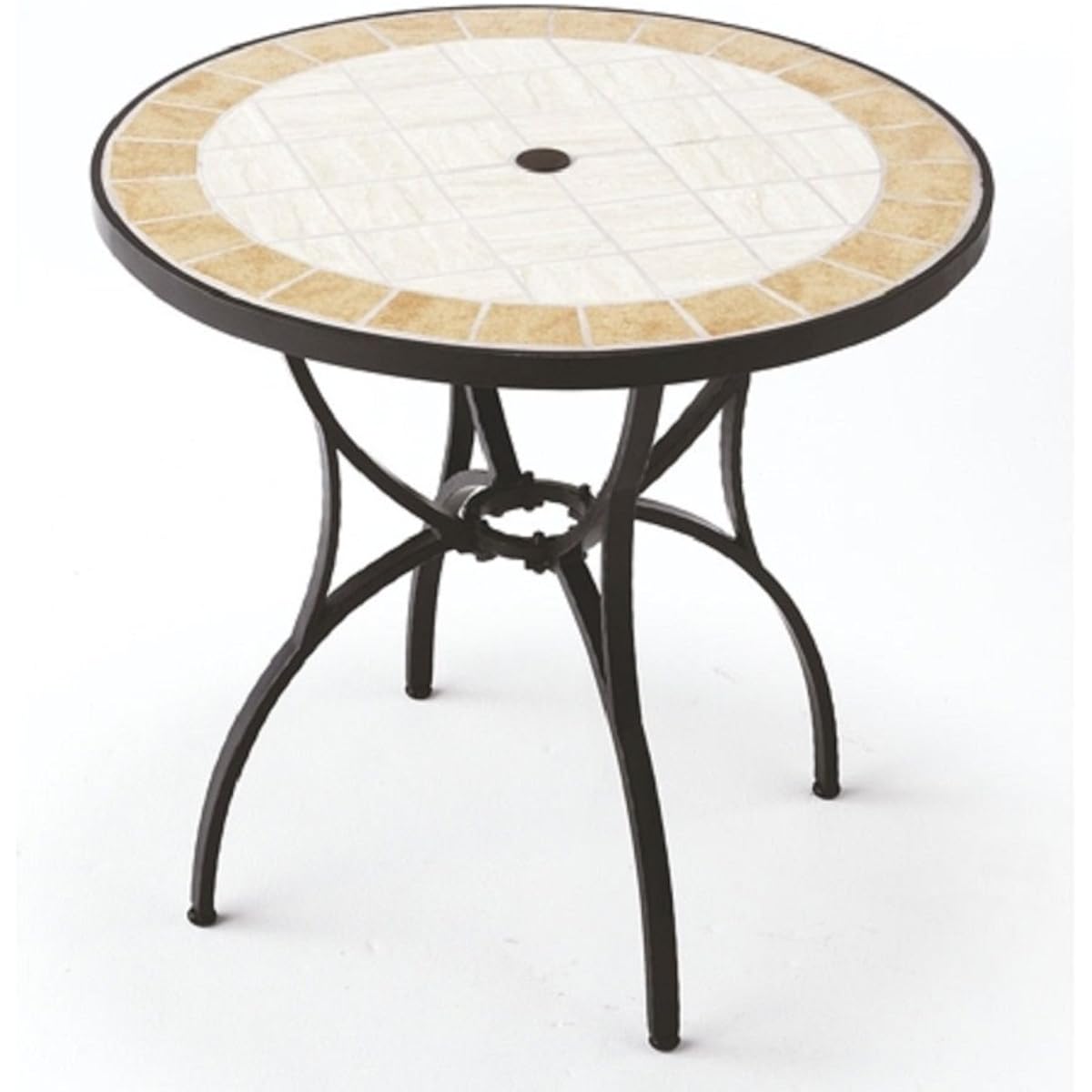 Trapertine round table