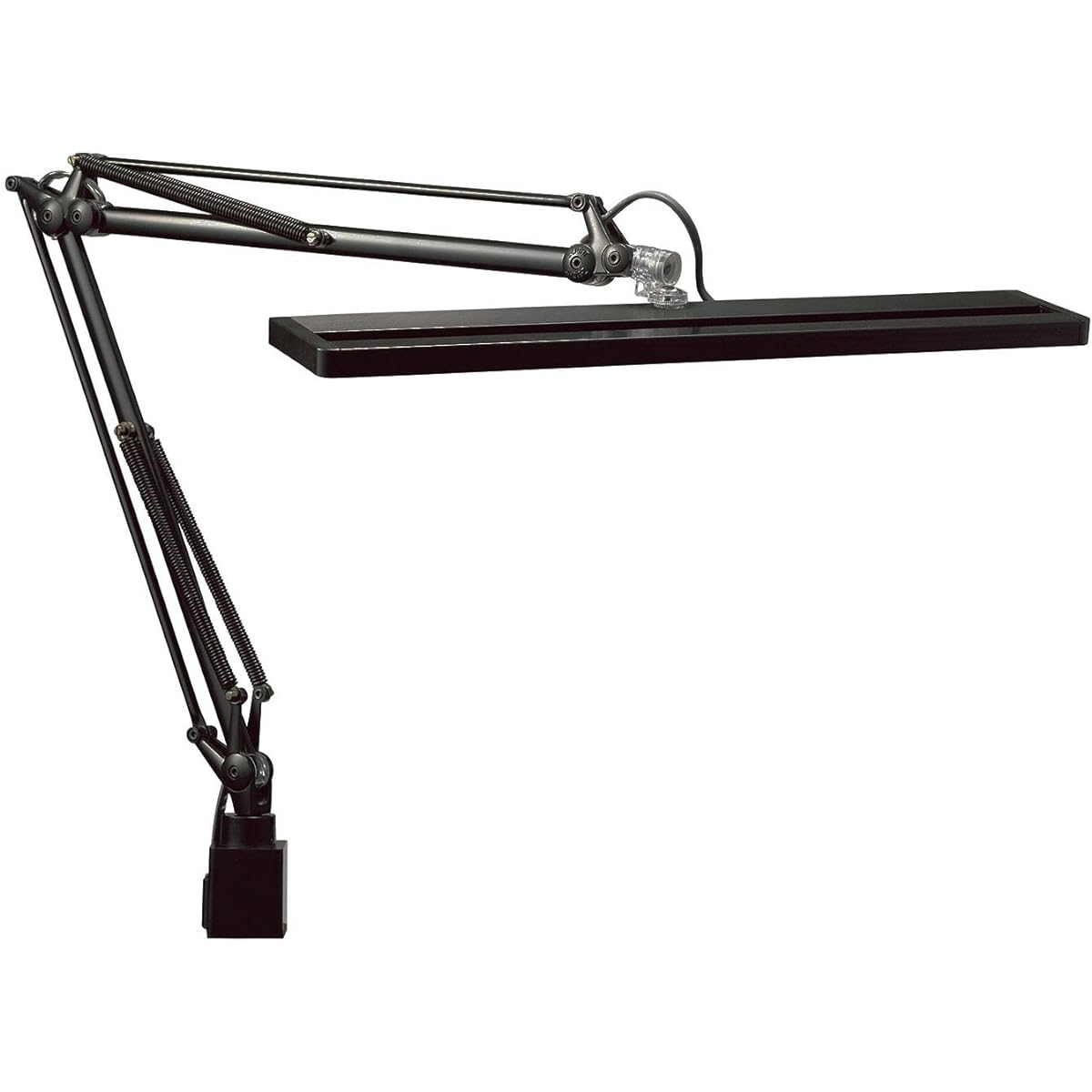 Yamada Lighting Z-LIGHT LED Desk Light High Color Rendering LED Black with Top Tightening Clamp Z-80PROIIB