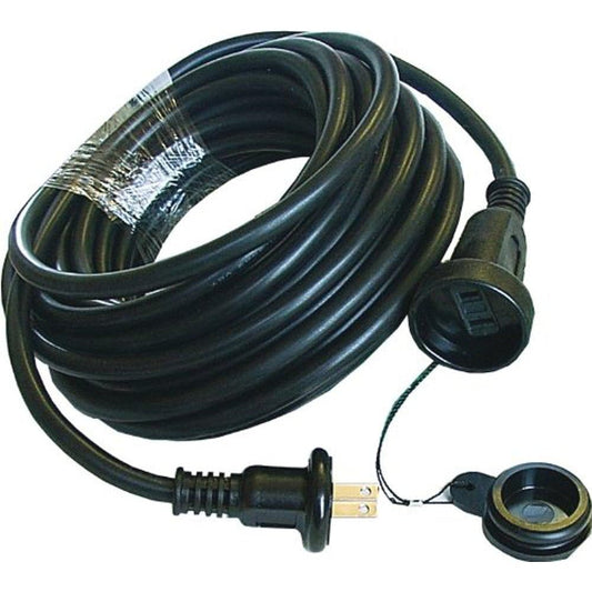 Shinto Denki (S.T.D) Rainproof 1-outlet extension cord 10m Black JH-B110BK