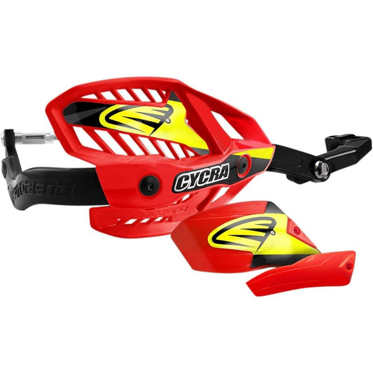 Cycra ProbEND Ultra Hand Guard with HCM mount (1-1/8 inch) (red)
