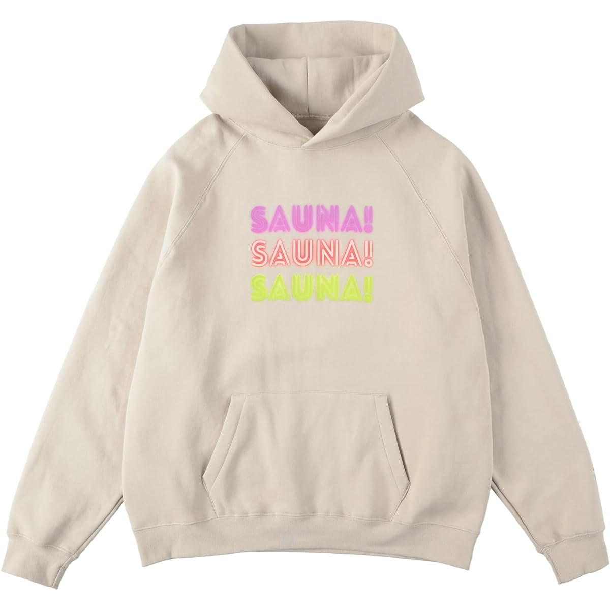 [Primal Blue] Neon Sauna Hoodie Sauna Hoodie Sauna Goods Long Sleeve Primal Blue