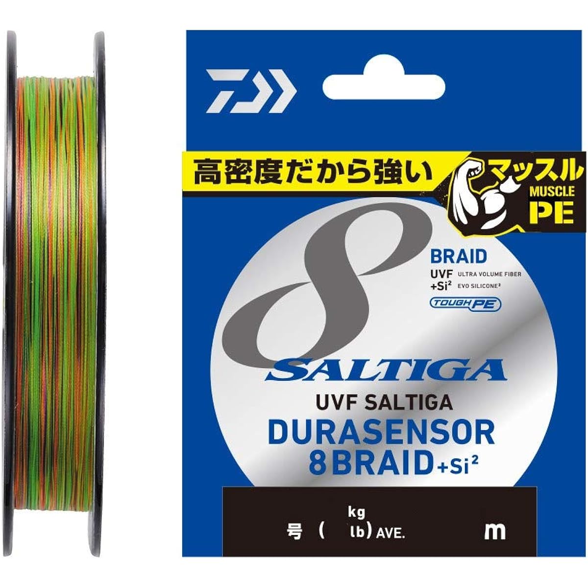DAIWA PE Line UVF Saltigadura Sensor X8+Si2 0.6-10 200/300/400m Multi Color
