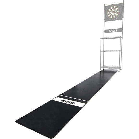 BLITZER [Dart Mat] With slow line display for hard darts and soft darts, slim size, cuttable, floor protection, anti-slip treatment on the back BOP29-BK
