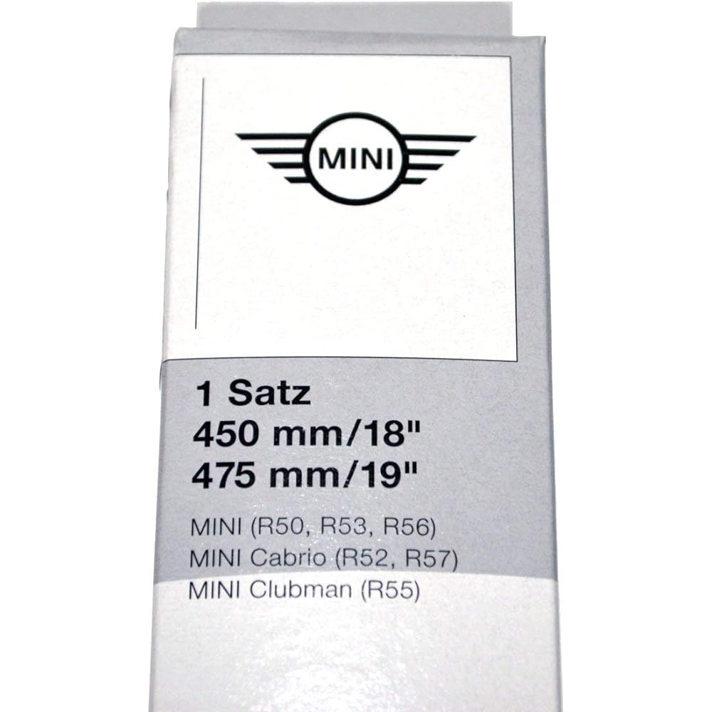 MINI R50/R52/R53/R55/R56/R57 wiper blade set