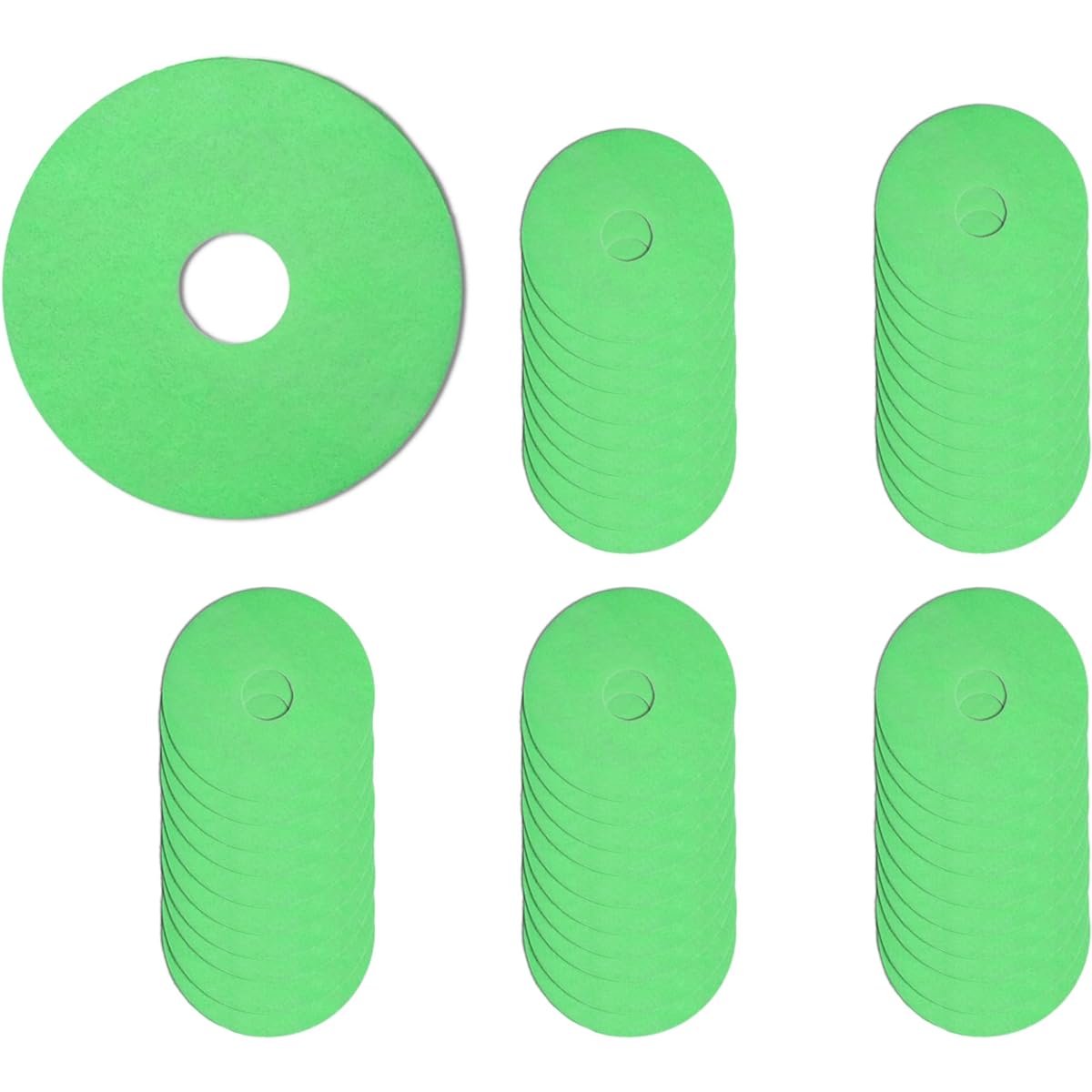 SHUVLAB Clothes Dryer Replacement Filter for Toshiba Clothes Dryer [Outer Diameter 21.2CM Inner Diameter 4.9CM] Compatible Part Number 39242920/39242922 Non-woven Filter for Electric Clothes Dryer (For Toshiba, 50 Pieces)