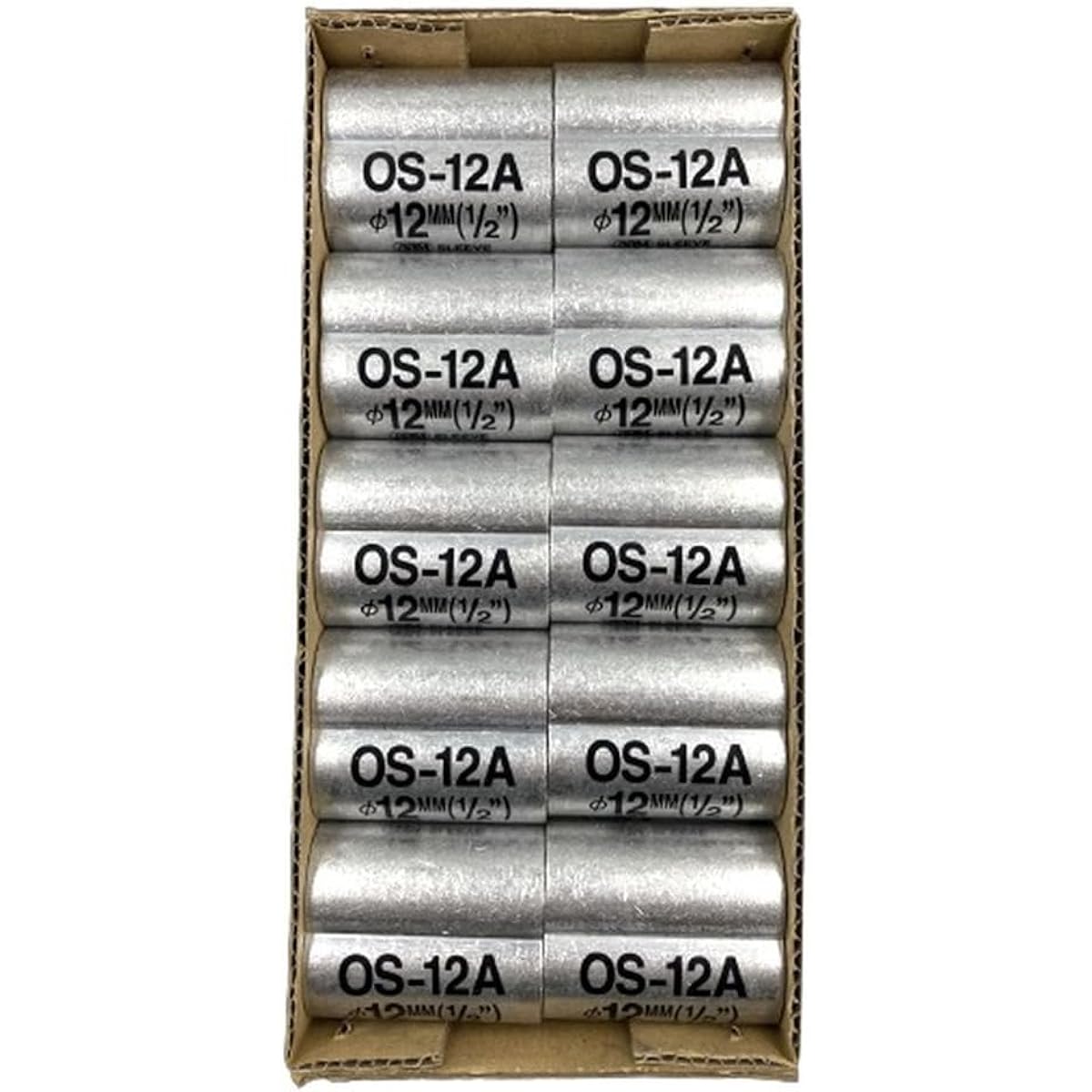 Arm Sangyo Arm Swager Oval Sleeve for 12.0mm 20 pieces OS-12A