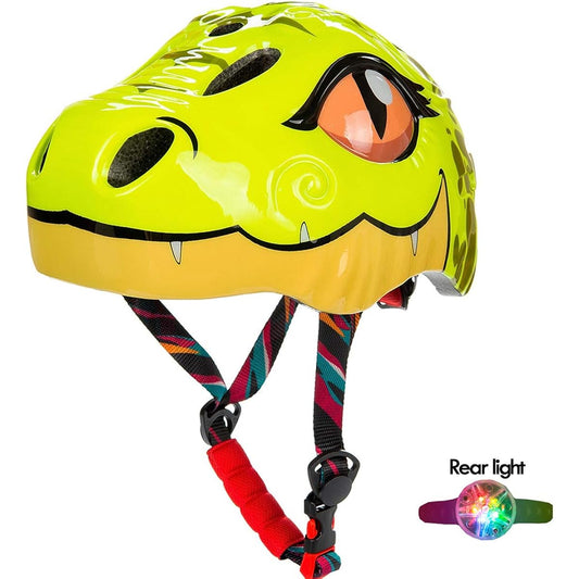 Natuway Toddler Kids Dinosaur Bike Helmet 2-6 Years Boys Girls Fun Bicycle Skate Helmet