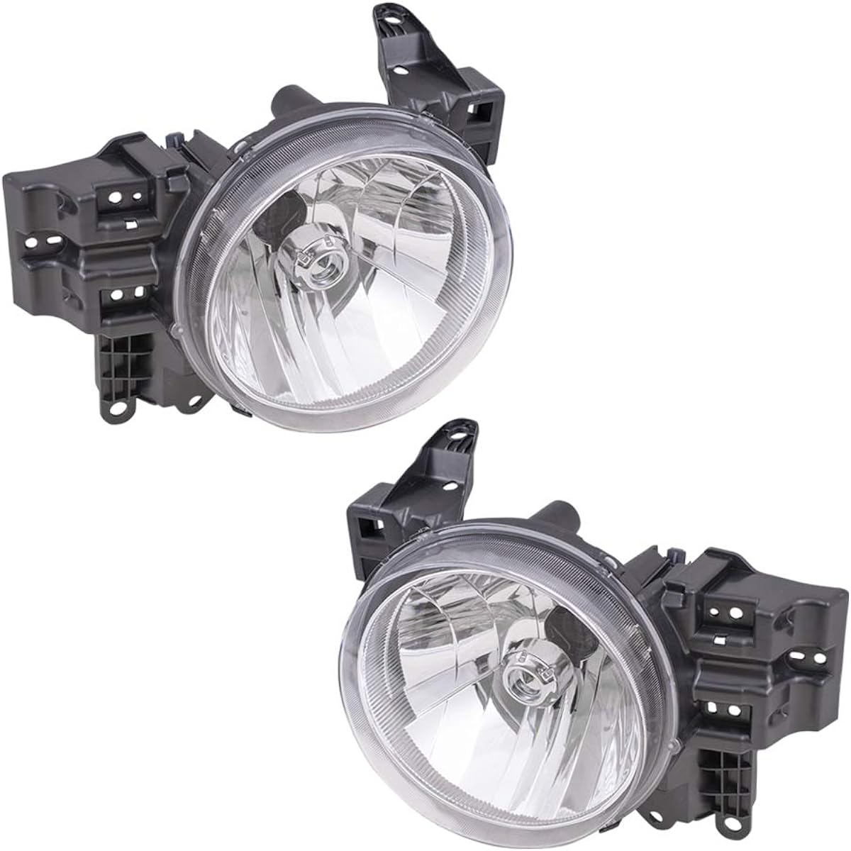 Compatible with BROCK replacement driver and passenger seat headlight head lamp FJ cruiser 81106-35445 81105-35465