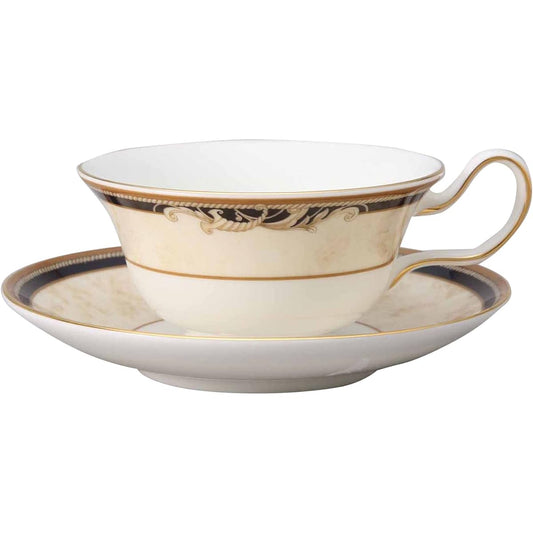 [Regular Imported Product] Wedgwood Cornucopia Tea Cup & Saucer Peony Wedding Gift Present 1053534