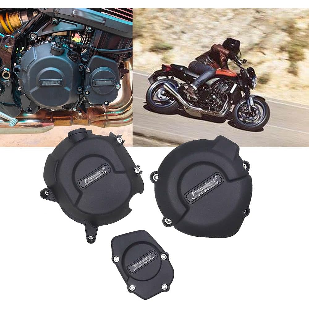 MAORANG FOR 2023Z900RS Z900RS SE 2018-2023 Engine Anti-drop Protection Cover Anti-drop Side Cover Motorcycle Accessories (Black)