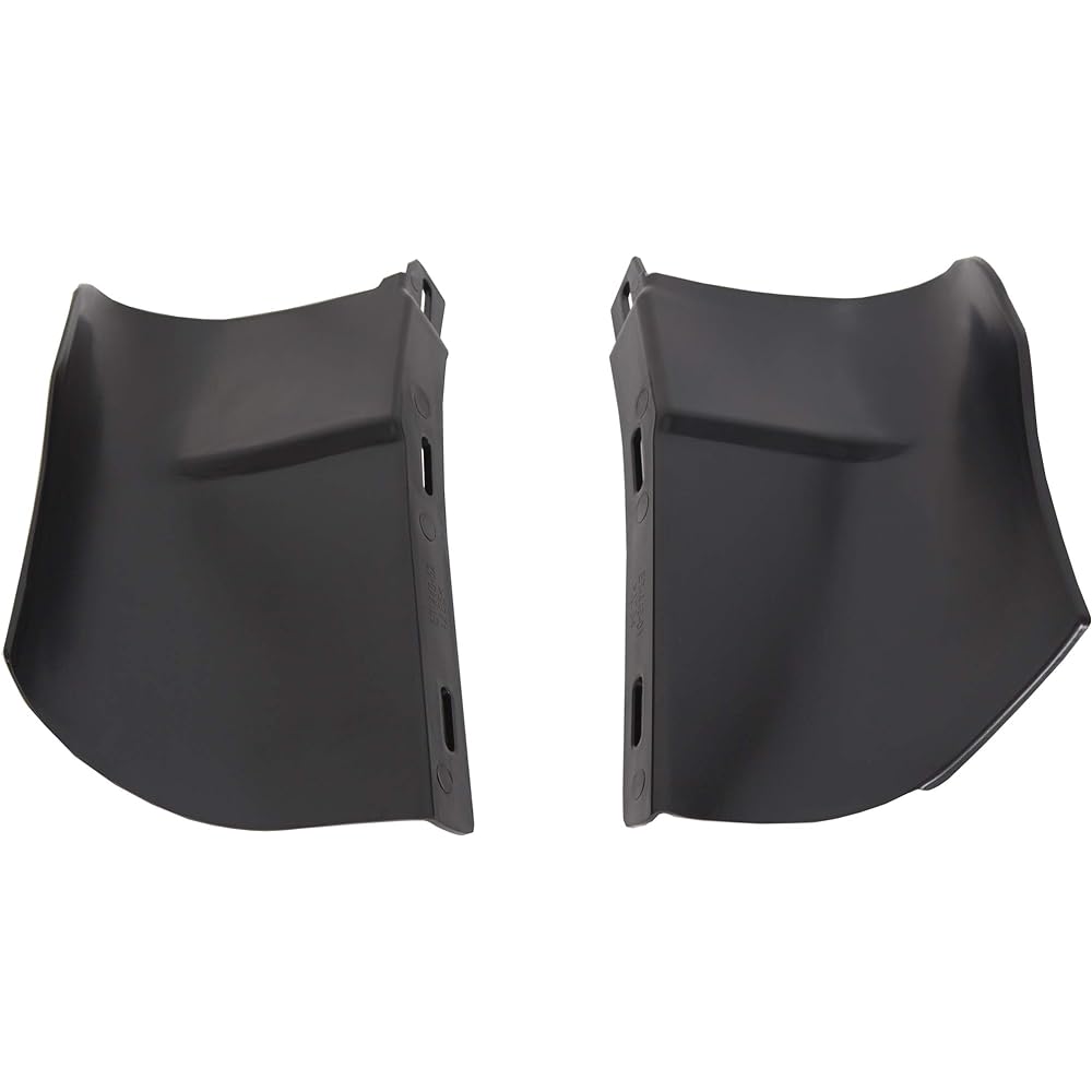 KUAFU Rear Bumper Quarter Panel Panel Filler Kit Undercoat left and right Chevrolet Caprice Impala 1986-1990 ABS Black 2 pieces 1 pair