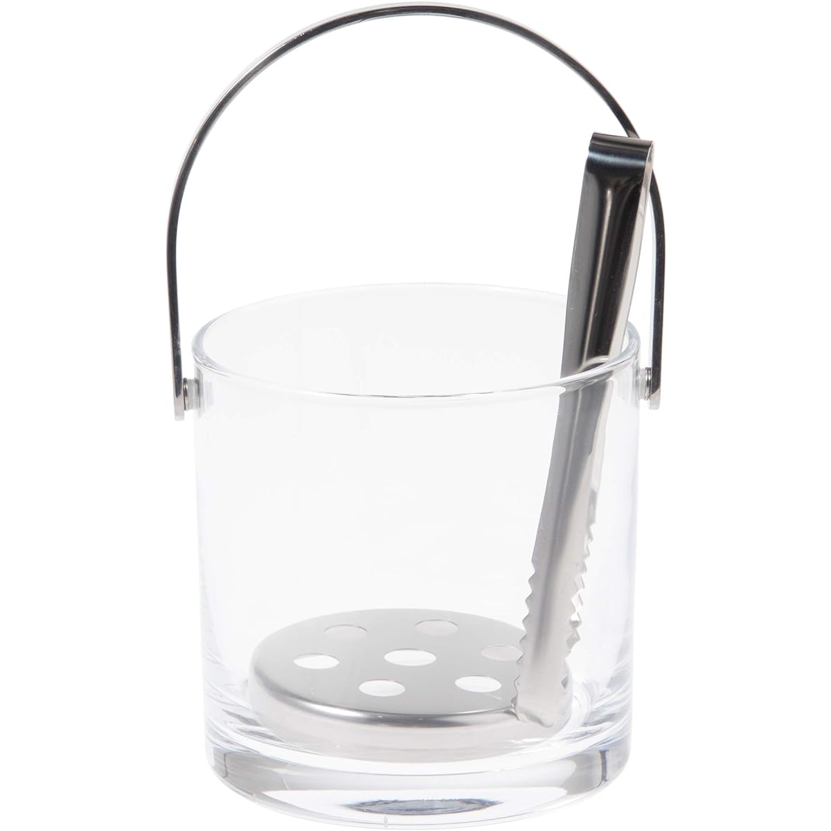 Toyo Sasaki Glass Ice Bucket Toccata Approximately φ12.1×12cm Made in Japan 62869N