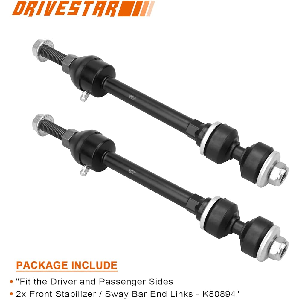 DRIVESTAR Front Stabilizer Bar Rink 2 Set Dodge Lamb 1500 4WD 2006-2010 RAM 1500 2011-2017 4WD K80894