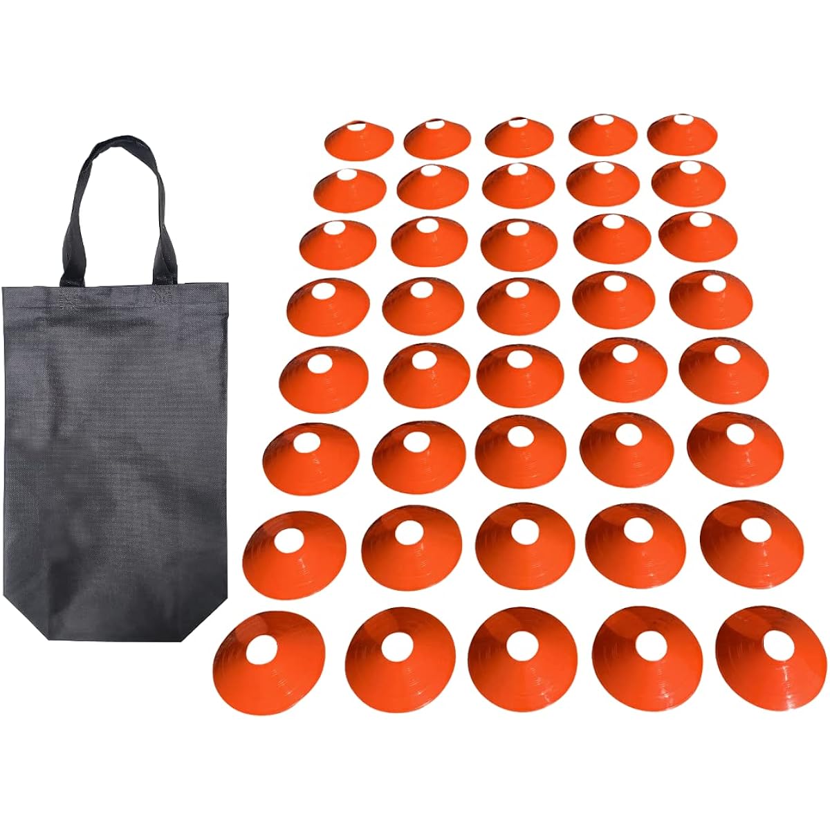 SPEEDMARK Marker Cone Set Training Cone Soccer Marker Futsal Storage Bag Included