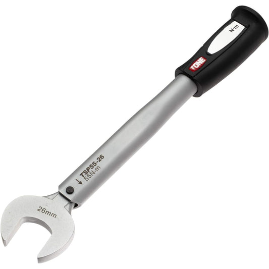 TONE Spanner type single-function torque wrench TSP55-26 Black 55N・m Air conditioner tool