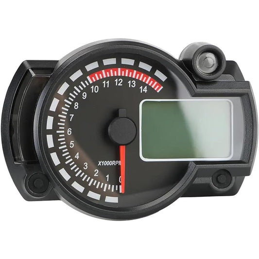 LED Indicator Odometer MAX 299KM/H LCD Digital Odometer 7 Colors Motorcycle Meter Motorcycle Speedometer