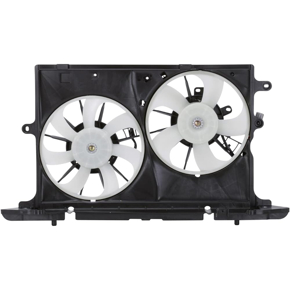 TYC 622160 Sion XB replacement radiator/condenser cooling fan alignment