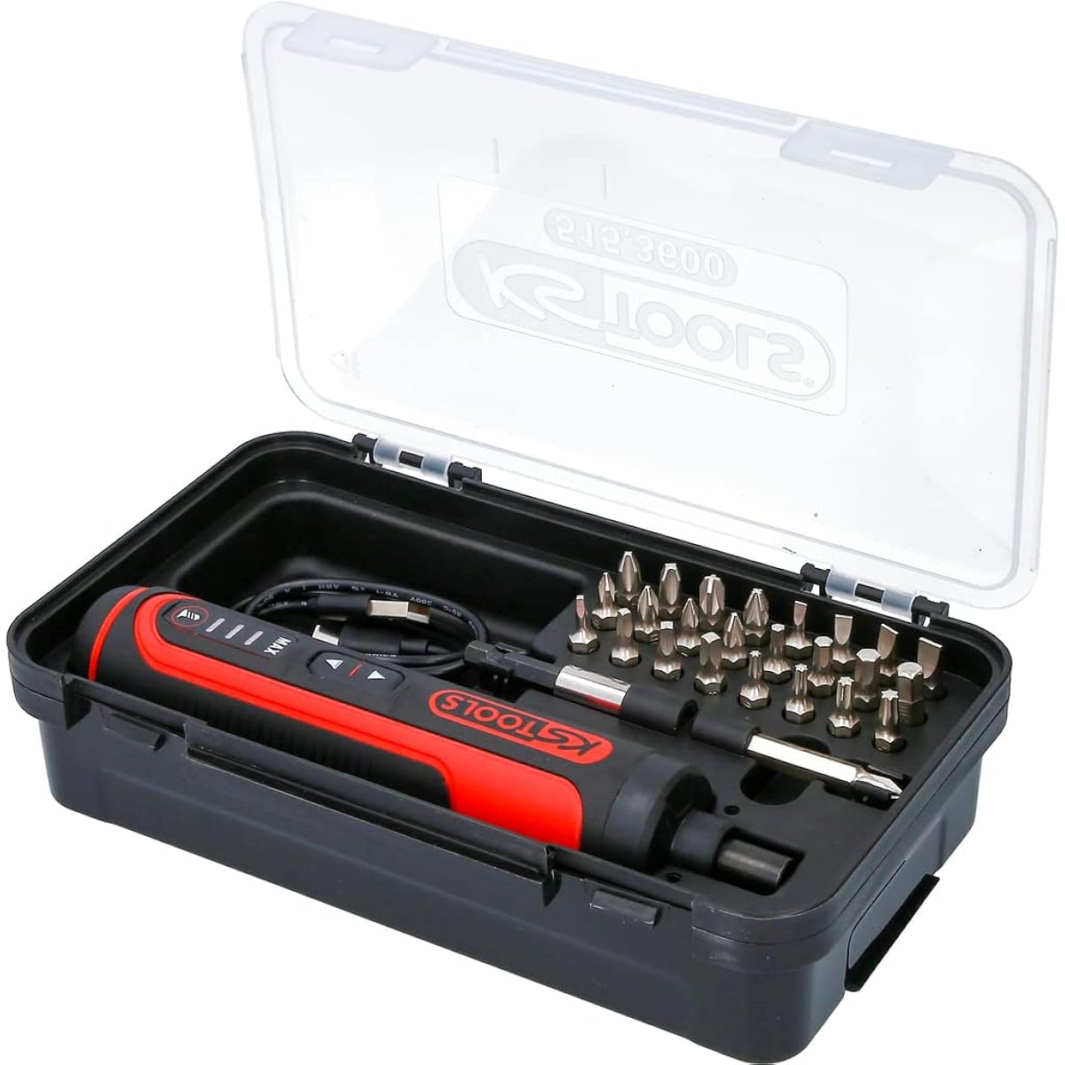 KS Tools eMONSTER 1/4" Cordless Bit/Baton Driver Set 27 Pieces 515.3600