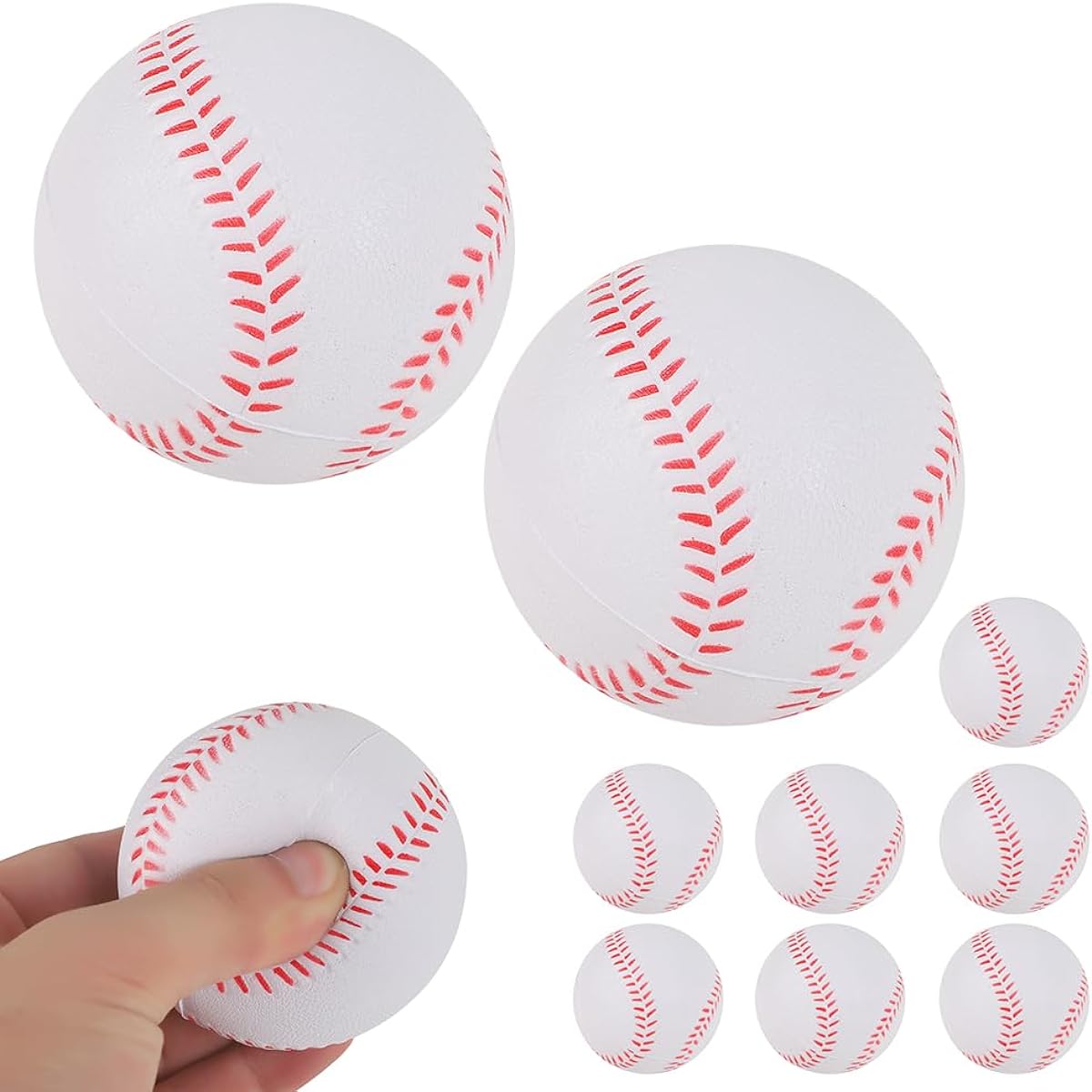 TKY Baseball Ball Soft Children's Softball Practice Catchball Batting Diameter 7.2cm