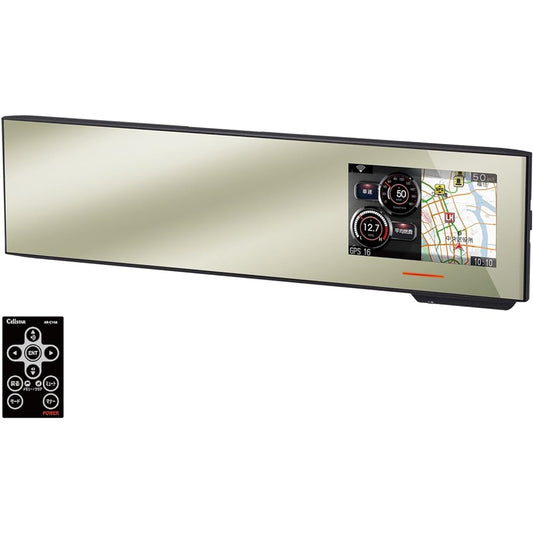 CELLSTAR ASSURA Wireless LAN Equipped with 3.7 inch LCD GPS Mirror Type Radar Detector 300mm Plane Mirror AR-191GM