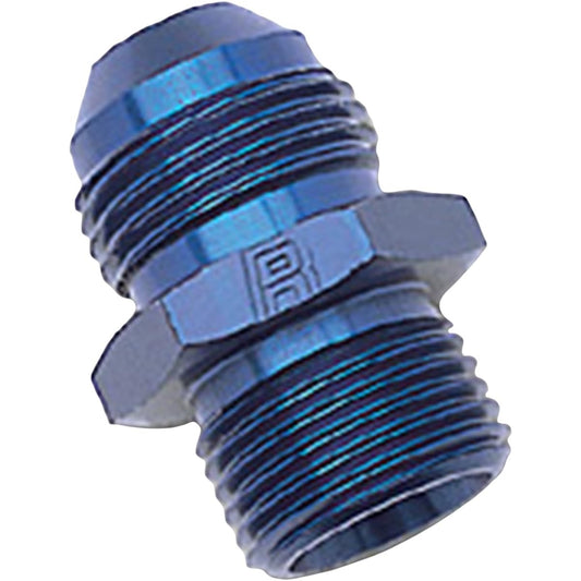 RUSSELL 670510 Blue Exploring Aluminum -6AN Flare -12mm Metric Adapter