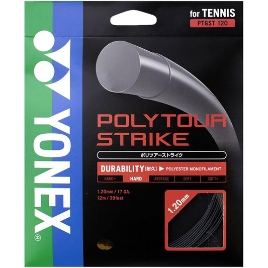YONEX Tennis Gut String POLYTOUR STRIKE 120 POLYTOUR STRIKE 120 PTGST120 Cool Black (730)