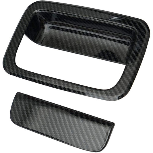 (ac473) Back door handle cover / 2 parts [carbon style] / Jimny Jimny Sierra (JB64W/JB74W) ac473-cb