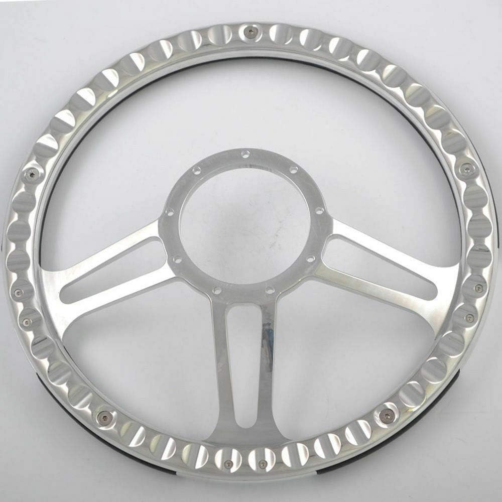 14 "Polish Debillet Steering Wheel 141 with Carbon Fiber Harflap and Horn button [parallel import]