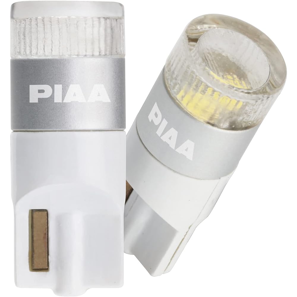 PIAA Position Valve Room/Door Lamp LED 6000K [Omnidirectional Diffused Optical Lens 2 Chips] 12V 1.3W 120lm T10 2 Year Warranty Vehicle Inspection Compatible 2 Pieces LEP137