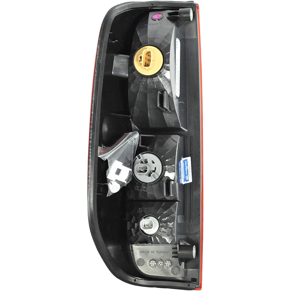 Highly reliable direct passenger side (RH) tail light assembly 2005-2014 Nissan Frontier NI2801170 With a light bulb