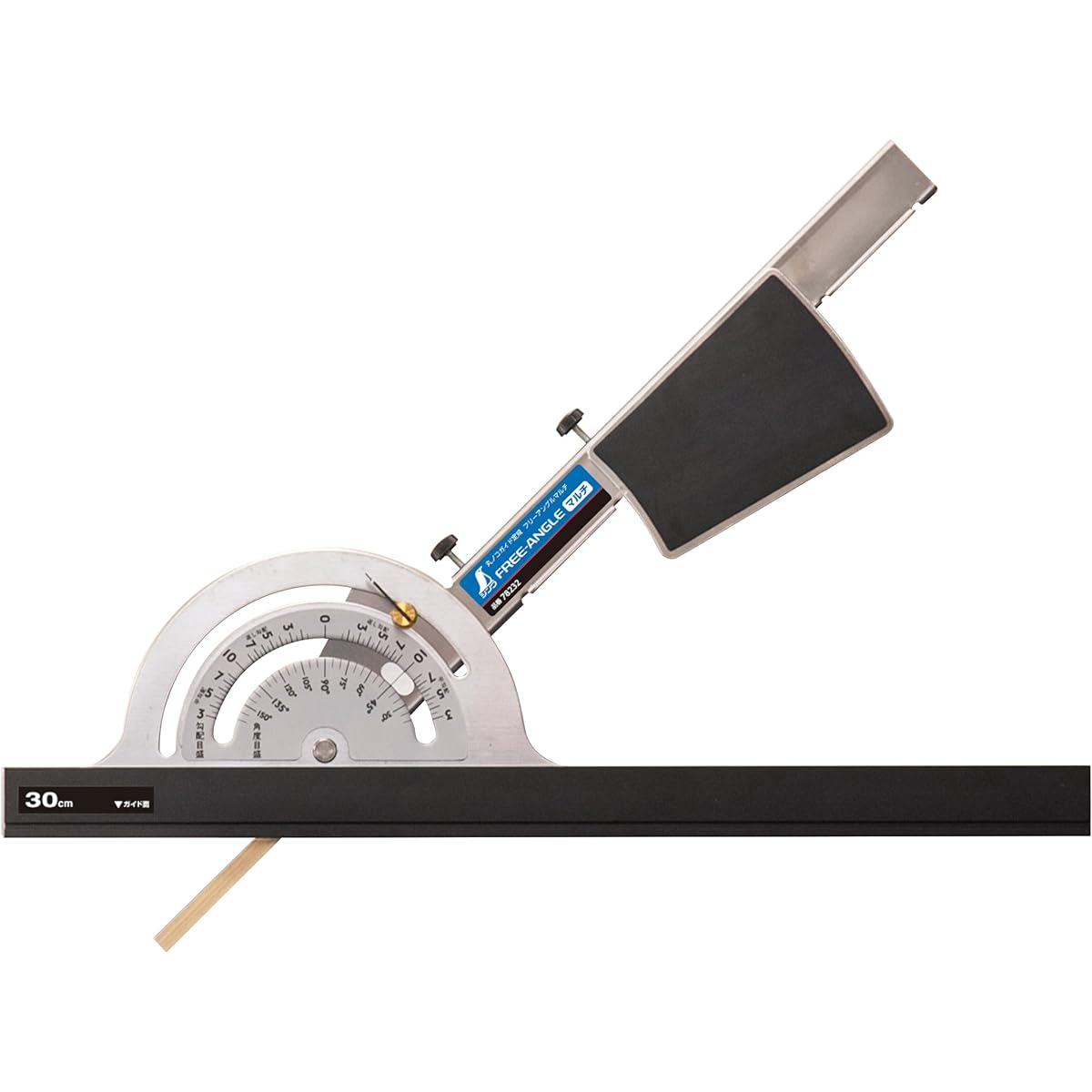 Shinwa Sokutei circular saw cutter ruler free angle multi (aluminum guide 30cm included) 78232