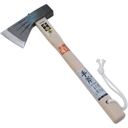Senkichi gold ginkgo type hatchet all steel Satsuma type