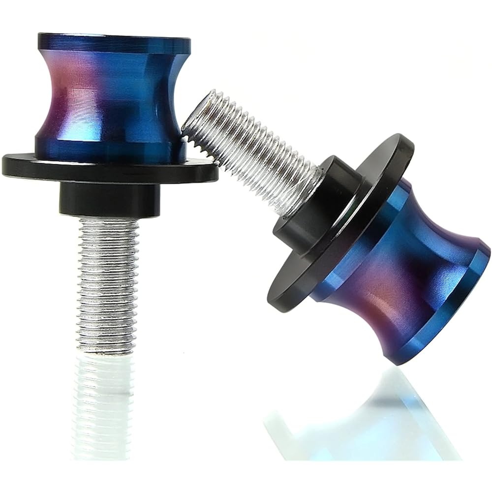 Stand Screw Slider Suitable for Suzuki GSX-S1000/F/ABS GSXR 750 GSXR 600 SV650/SV650S Katana GSX600FCNC Frame Screw Slider Swing Arm Spool Slider (Color: 6mm Colorful blue)