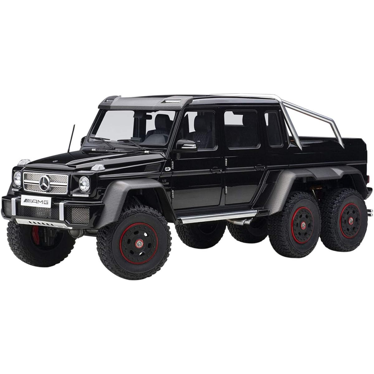 AUTOart 1/18 Mercedes-Benz G63 AMG 6X6 Black Finished Product 76306