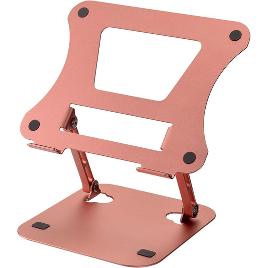 Etsumi PC Stand Folding Aluminum Alloy Metallic Pink [Supports up to 15.6 inches] VE-2315