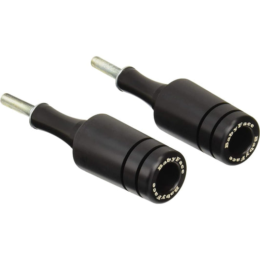 BABY FACE Frame Slider Z900RS (18) Z900 (17-20) Left and Right Set Duracon Resin Black 006-SK029F